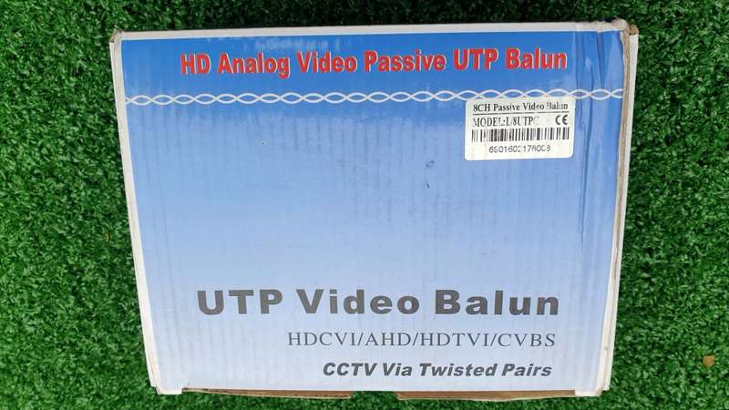 8-Channel UTB Video Balun - CCTV Via Twisted Pairs (BID PER BOX)!!!