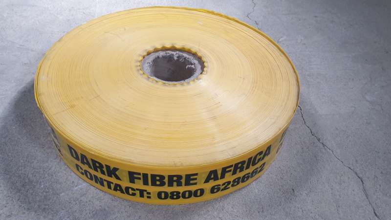 260mm XL Industrial Dark Fibre Warning/Barrier Tape (BID PER TAPE)!!!