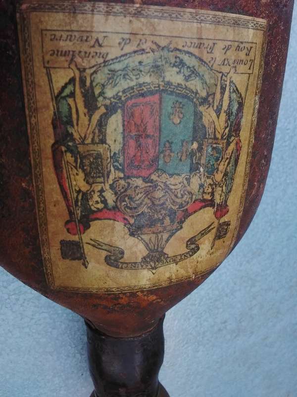 Vintage Leather-Wrapped Collectable Bottle (See All Photos For Condition