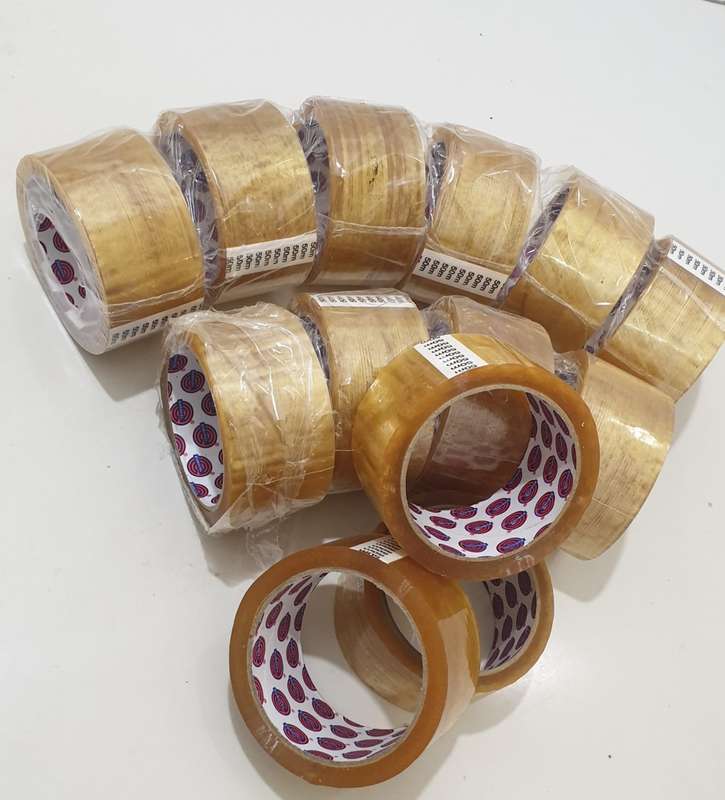 Packing Tape 48x50m (BID PER ROLL)