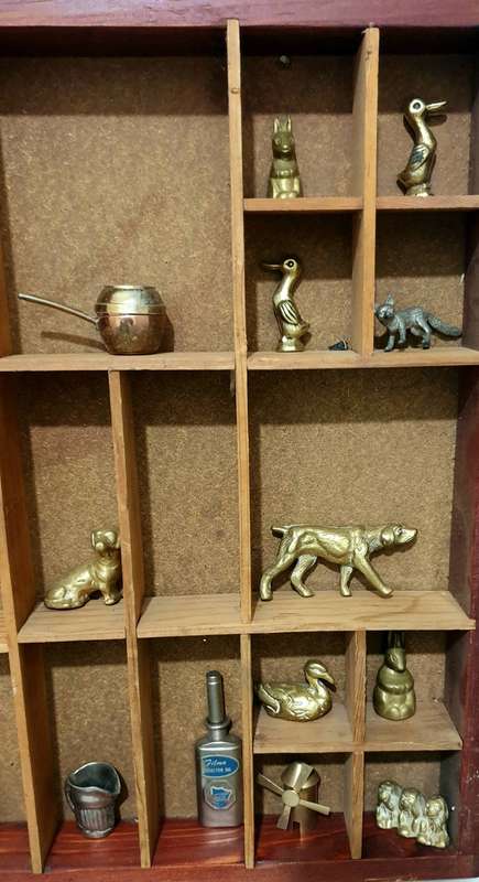 Vintage Brass Printers Tray