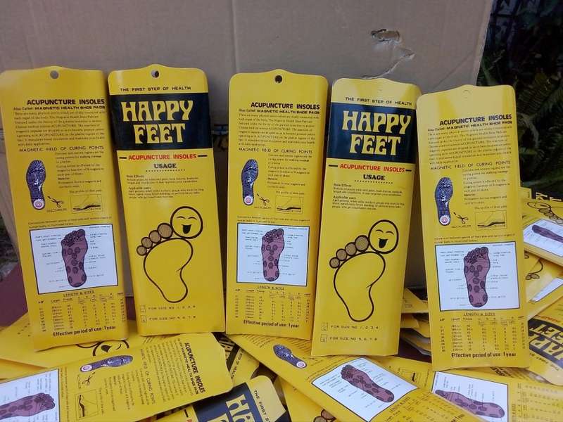 (NO COVER-LAST STOCK) Magnetic Health Foot Massaging Pads / Acupuncture Insoles (BID PER PAIR)