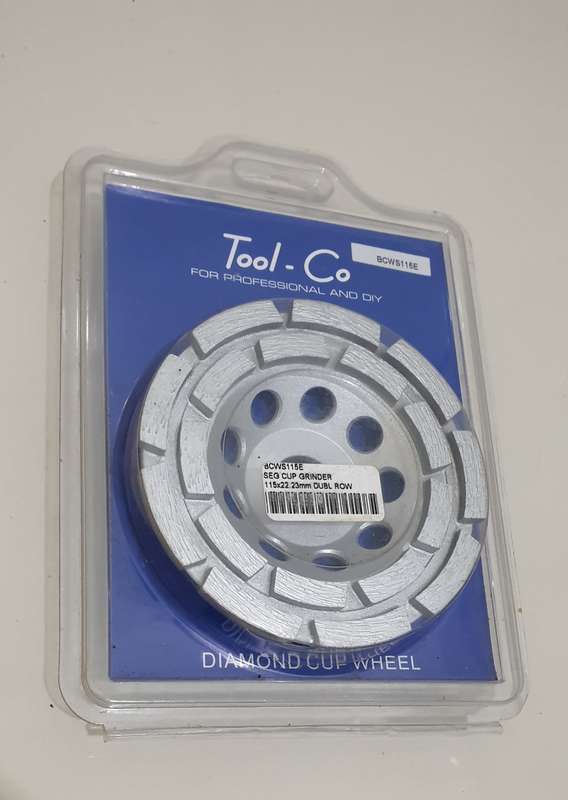 Diamond Segmented Cup Grinder 115x22.23mm (BID PER PIECE)