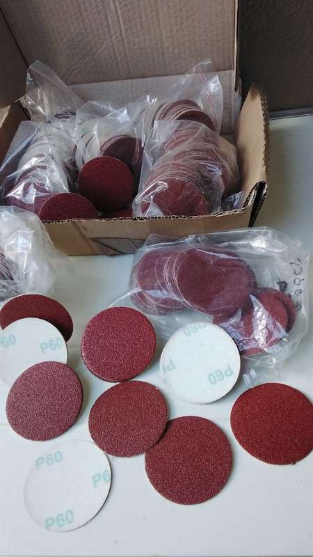 10x P60 Sanding Disc 75mm (BID PER PACK Of 10x)!!!