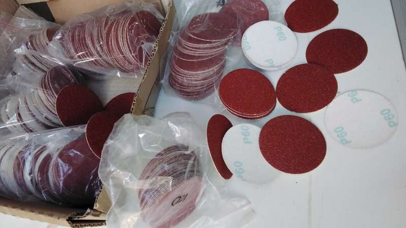 10x P60 Sanding Disc 75mm (BID PER PACK Of 10x)!!!