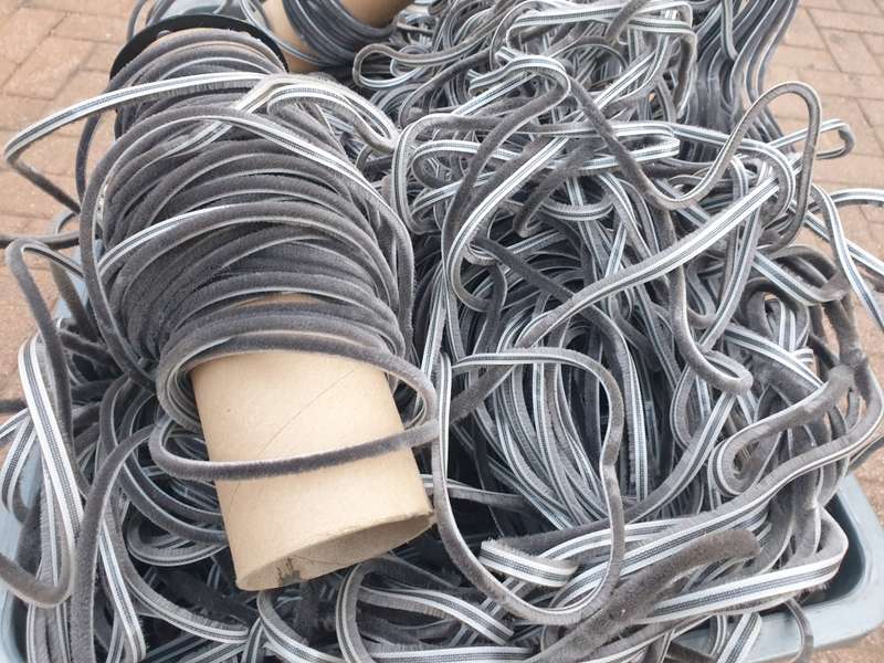 10 Metres None-Adhesive Wool Pile Strip For Doors/Windows (BID PER 10m Pile)!!!