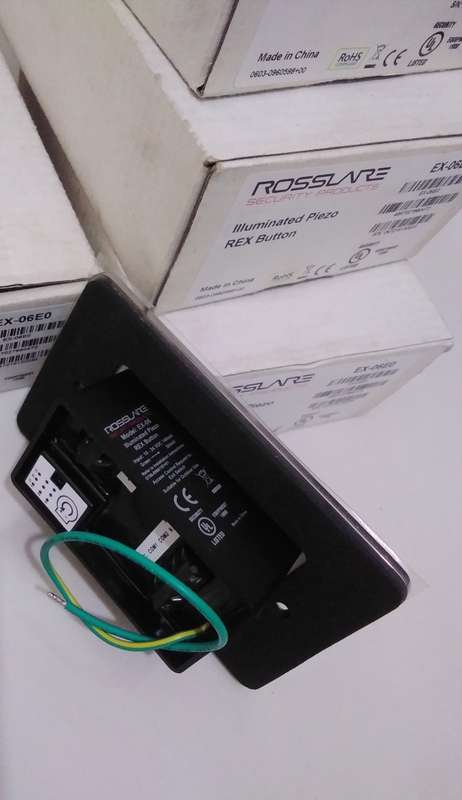 Rosslare EX-06E0 PUSH TO EXIT Illuminated Piezo Rex Button (BID PER PIECE)!!!