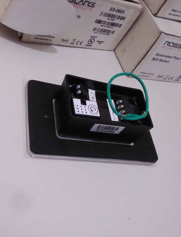Rosslare EX-06E0 PUSH TO EXIT Illuminated Piezo Rex Button (BID PER PIECE)!!!