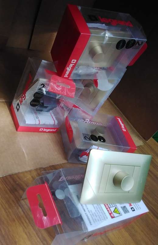 LEGRAND Rotary DIMMER, Single Lever Switch (BID PER PACK )