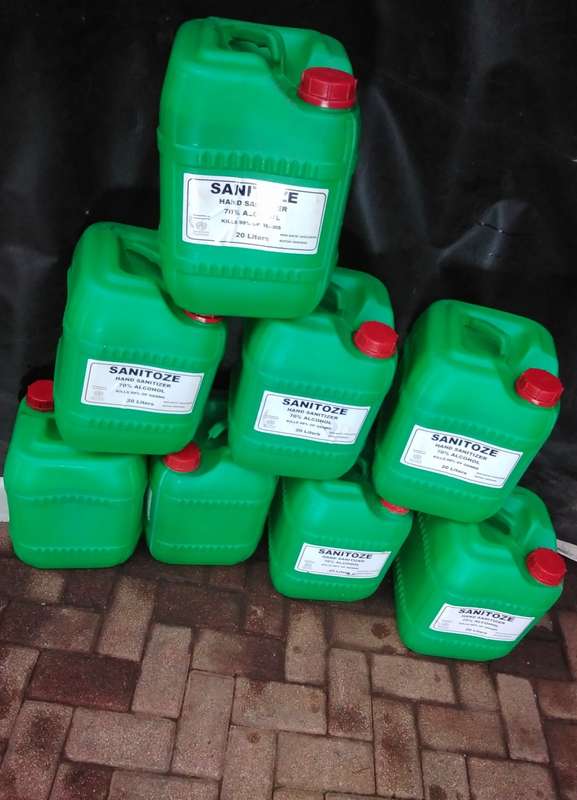 20L Industrial Hand Sanitiser 70% Alcohol (BID PER 20L, not per each litre)!!!