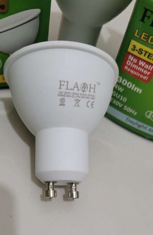 3-Step DIMMABLE FLASH 4w LED Downlights GU 10 (BID PER LOT)!!