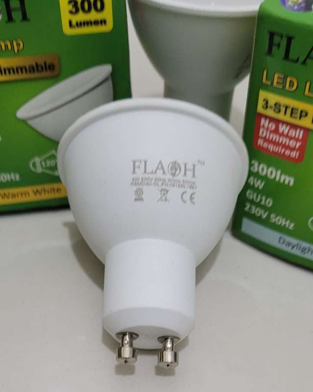 3-Step DIMMABLE FLASH 4w LED Downlights GU 10 (BID PER LOT)!!