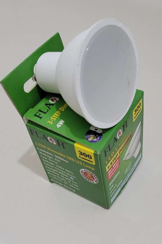 3-Step DIMMABLE FLASH 4w LED Downlights GU 10 (BID PER LOT)!!