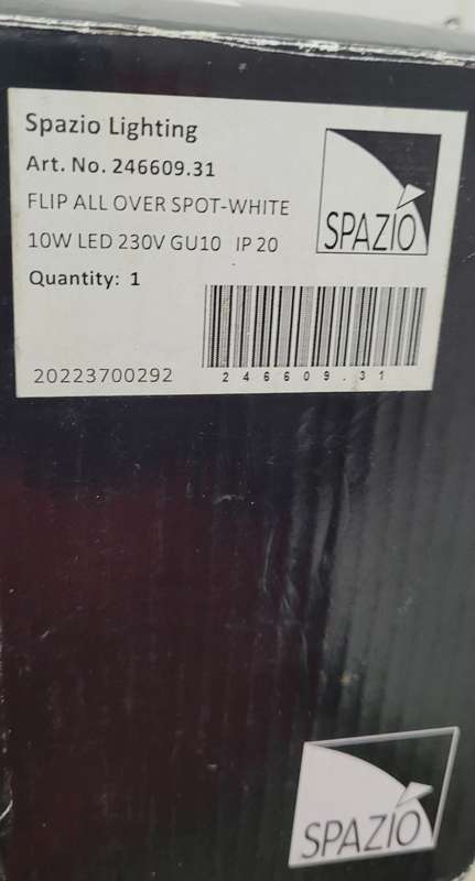 SPAZIO Flip-over Spot Light (10w, LED 230w, GU10)
