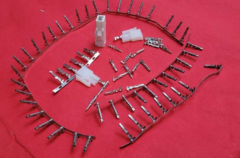 WURTH/CVILUX  ASSORTED Crimp Terminals/Connectors (100x In Strips or Loose).
