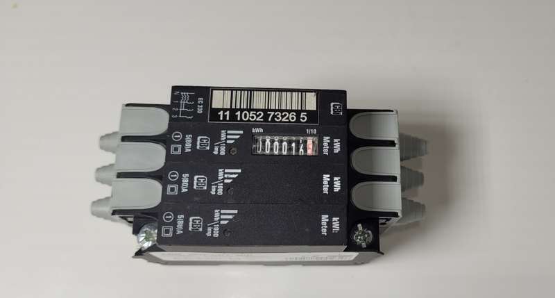 80A, 3-Phase Rail-Mount Smart Meter UNUSED/HARDLY USED?  (00016 on the clock)