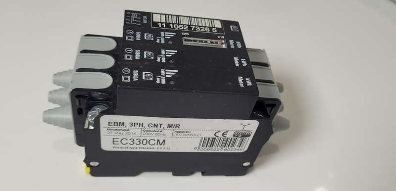 80A, 3-Phase Rail-Mount Smart Meter UNUSED/HARDLY USED?  (00016 on the clock)