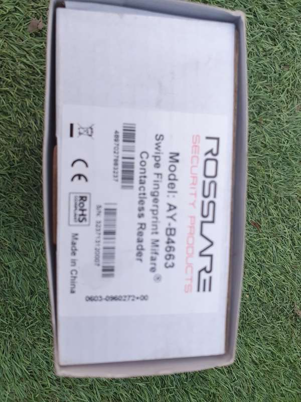 Rosslare AY-B3663  Mifare Swipe Fingerprint Match-On-Card-Reader (BID PER PIECE)