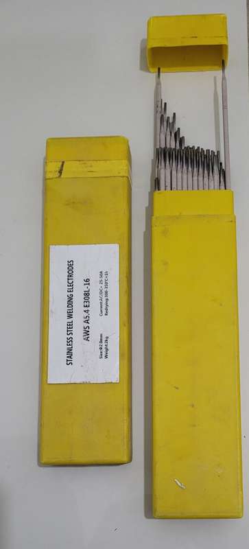 UNUSED 2.0mm Top Quality Stainless Steel Welding Rods AWS A5.4-E308L-16  2Kg Packs- (Bid Per Pack)