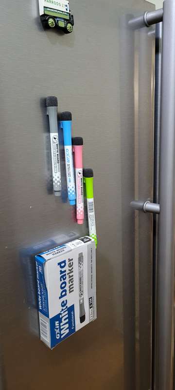 12-Pack Ink-Refillable Magnetic White Board Markers - (BID PER PACK OF 12)