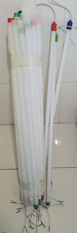 ASSORTED Waterproof/Colourful 1.2m, 18w T8 LED Tube Lights YEYFL20. Bid Per Tube.  LAST 5x