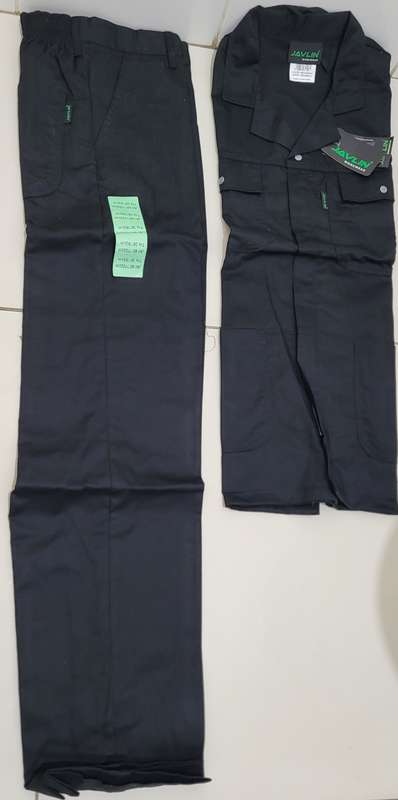 Quality JAVLIN Black 2-Piece Work Suit. 40`/ 102cm -Jacket,  36` / 92cm Trouser (Bid Per Suit)