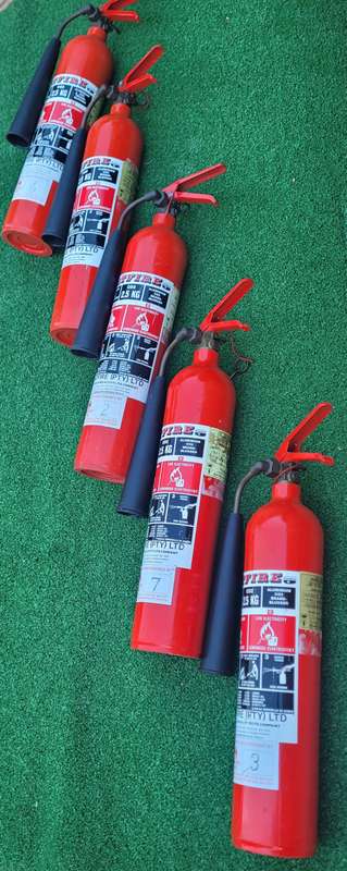 2.5Kg EMPTY Fire Extinguishers (Bid Per Piece)