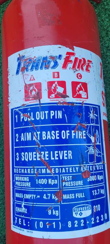 9Kg Full Fire Extinguisher