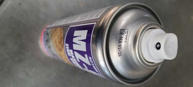 500ml Maximum Zink Coating, Action Can MZ-90. Expiry: Jan, 2026 (BID PER CAN) !!!