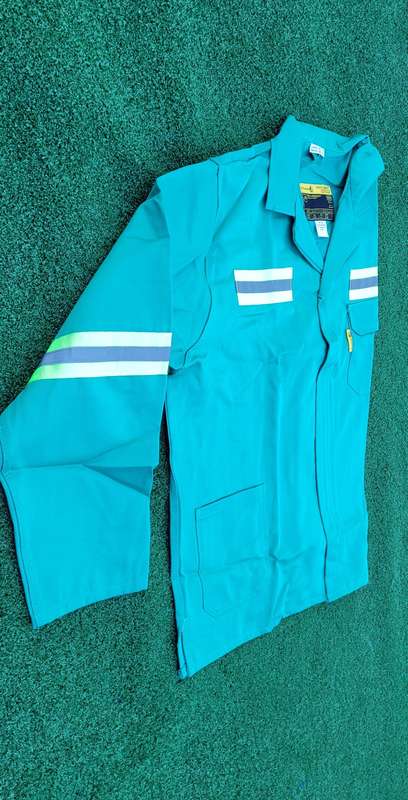 DROMEX Flame Retardant  Work Suit-JACKET ONLY . Size: 50/127 Chest, 46/117 Waist. (Bid Per Piece )