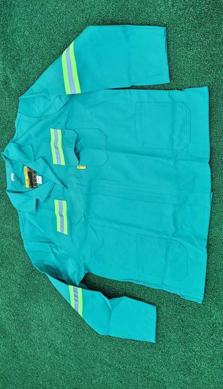 DROMEX Flame Retardant  Work Suit-JACKET ONLY . Size: 50/127 Chest, 46/117 Waist. (Bid Per Piece )