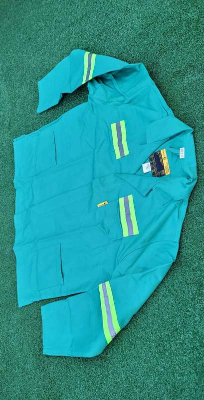 DROMEX Flame Retardant  Work Suit-JACKET ONLY . Size: 50/127 Chest, 46/117 Waist. (Bid Per Piece )