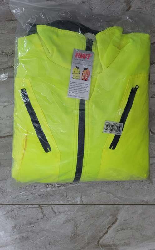High Quality 4XL Reflective Bunny Jacket (With Detachable Sleeves & Fleece Lining)