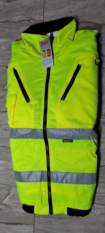High Quality 4XL Reflective Bunny Jacket (With Detachable Sleeves & Fleece Lining)