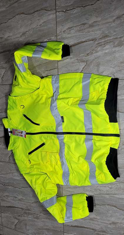 High Quality 4XL Reflective Bunny Jacket (With Detachable Sleeves & Fleece Lining)