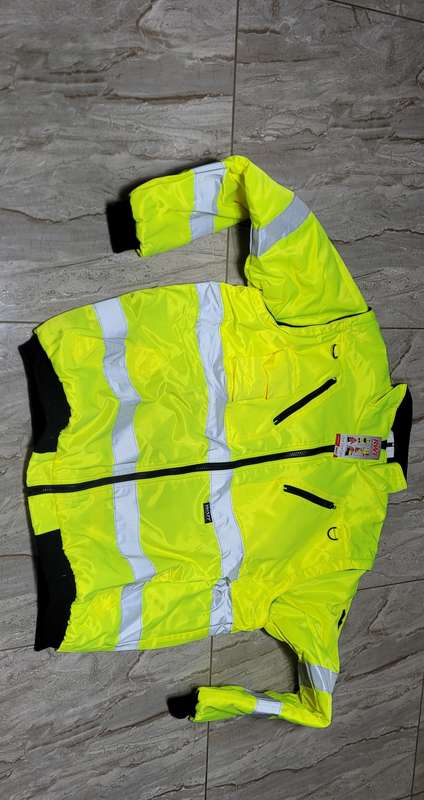High Quality 4XL Reflective Bunny Jacket (With Detachable Sleeves & Fleece Lining)
