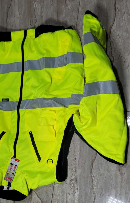 High Quality 4XL Reflective Bunny Jacket (With Detachable Sleeves & Fleece Lining)