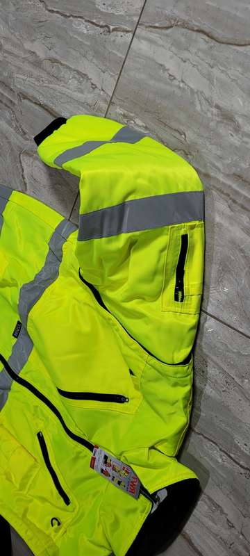 High Quality 4XL Reflective Bunny Jacket (With Detachable Sleeves & Fleece Lining)