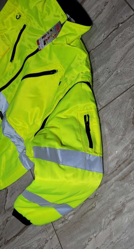 High Quality 4XL Reflective Bunny Jacket (With Detachable Sleeves & Fleece Lining)