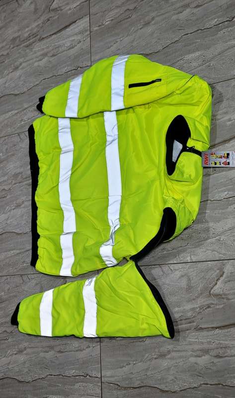 High Quality 4XL Reflective Bunny Jacket (With Detachable Sleeves & Fleece Lining)