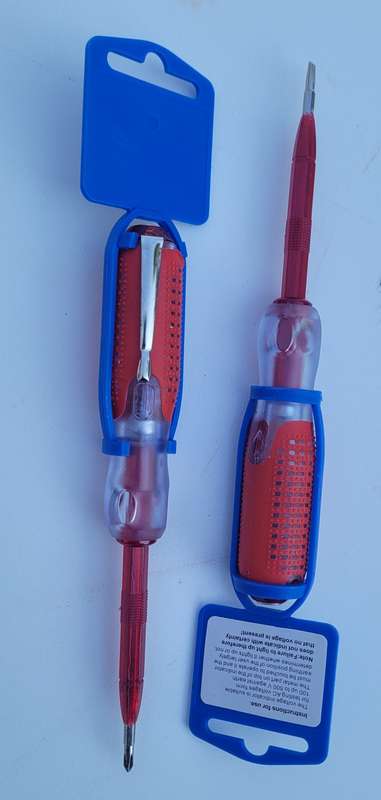 Reversible Tester Series Clip-On Screwdriver. (Bid Per Piece)