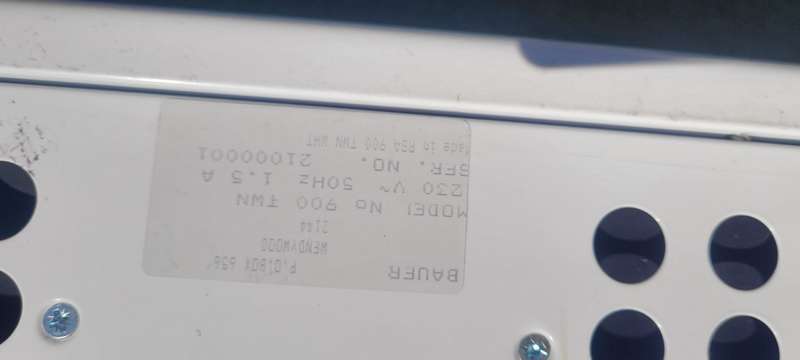 UNUSED Bauer Cooker Hood  900 TWIN