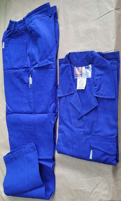 SABS Approved MB EVERLAST  2-Piece Work-Suit. Chest 112, Waist 102 (Bid Per Piece)