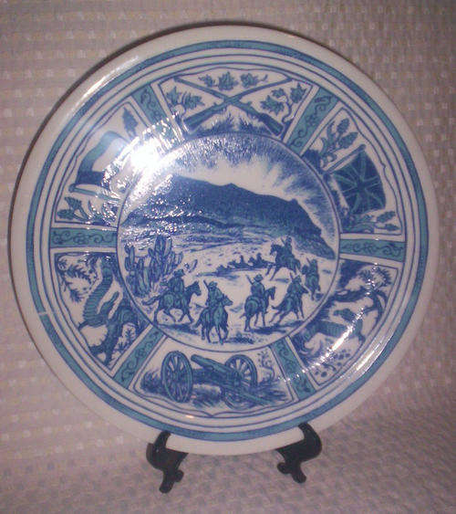 Huguenot Royale The Heritage Collection "Battle of Amajuba" wall plate