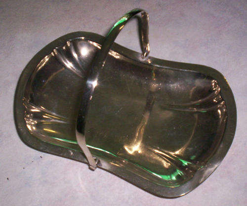 Beautiful EPNS (England) Sandwich Tray with Handle