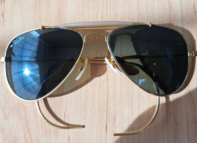 Vintage b&l ray ban aviator top