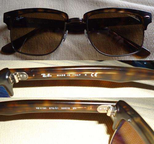 Ray Bans Clubmaster SQUARE RB4190 With Pouch