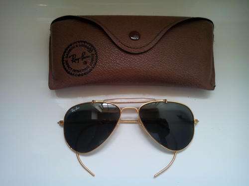 Vintage B&L Ray Bans Aviator "52" Babyface With Pouch