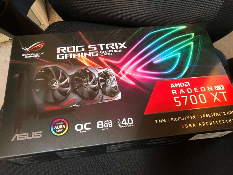 AMD Radeon 5700 XT Rog Strix 8GB OC Edition