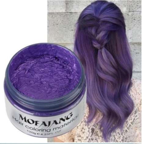 Temporary hair colour wax  120ml PURPLE styling gel